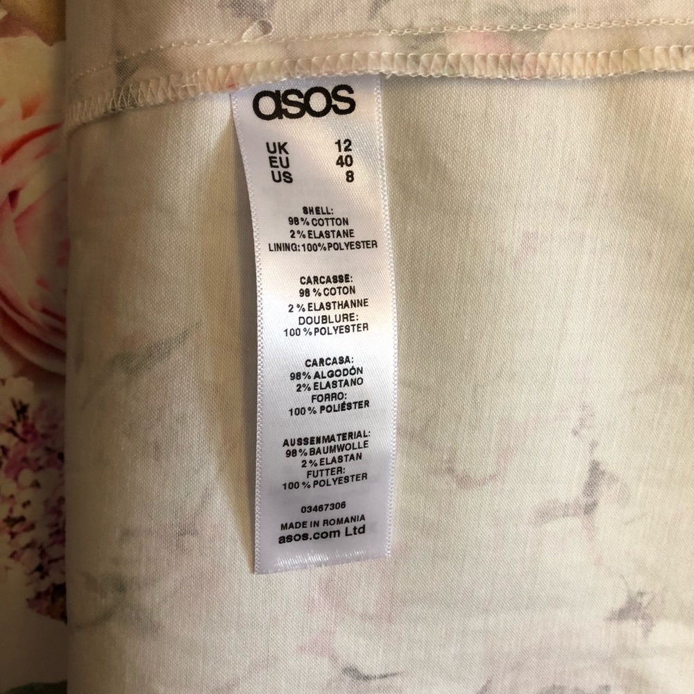ASOS Floral Mini Dress - Picture 5 of 7